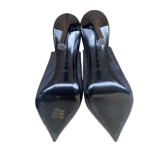 SAINT LAURENT Raven Slingback Pump in Black Size EU 41 US 8 MSRP: $895 - Picture 7 of 9